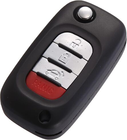 X AUTOHAUX CWTWB1G767 مفتاح السيارة فوب شل 4 زر التحكم عن بعد مفتاح القضية قذيفة دخول بدون مفتاح استبدال الإسكان الأسود لFortwo الذكية 453 فورفور 2015-2017 in Kuwait