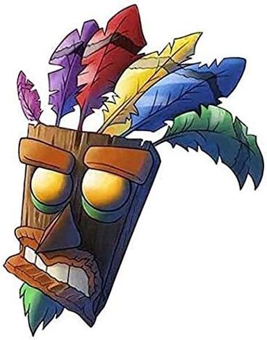 Crash Bandicoot Personality s Material - Sticker Graphic - Weatherproof & Long Lasting Sticker in Kuwait