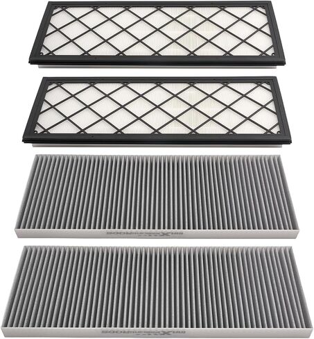 Maxpeedingrods 4 قطعة 1658375-00-A 1658376-00-A فلتر هواء المحرك ومجموعة مرشح هواء المقصورة لـ Tesla Model Y 2020 2021 2022 2023 2024 in Kuwait