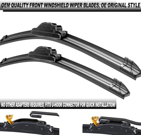 ATTKE Front Wiper Blades and Rear Wiper Blades for Hyundai Tucson 2022 2023 2024 2025, OEM Wiper Blades, (26“ + 16" + 12" 3 Wiper Blades) in Saudi Arabia