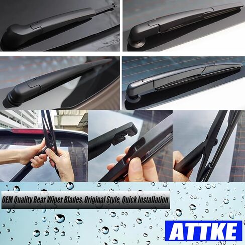ATTKE Front Wiper Blades and Rear Wiper Blades for Hyundai Tucson 2022 2023 2024 2025, OEM Wiper Blades, (26“ + 16" + 12" 3 Wiper Blades) in Saudi Arabia