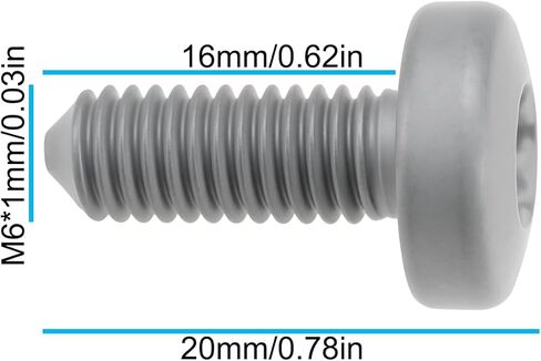 15 قطعة M6x16mm غطاء توقيت المحرك البراغي N91096705 N91096702 متوافق مع أودي متوافق مع المقعد in Kuwait