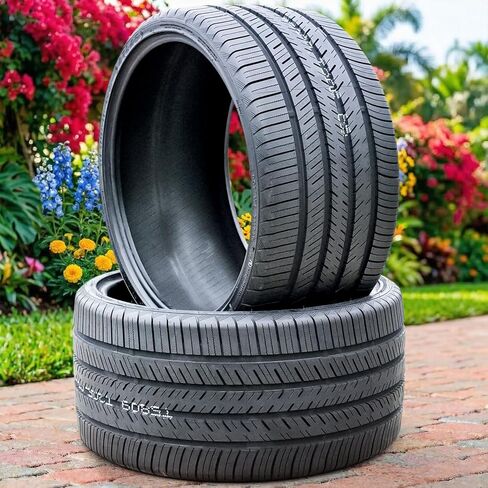 Set of 2 (TWO) Atlas Force UHP All-Season Passenger Car High Performance Radial Tires-285/25R22 285/25/22 285/25-22 95Y Load Range XL 4-Ply BSW Black Side Wall UTQG 520AAA in Saudi Arabia