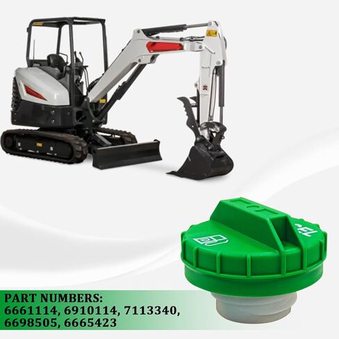 2PCS Fuel Fill Cap Diesel Fuel Cap for Bobcat Excavators Versahandlers Loaders A770 730 742 743 751 753 763 773 7753 863 873 883 963 S510 S530 S630 S750 T110, 6661114 Gas Cap Replacement in Saudi Arabia
