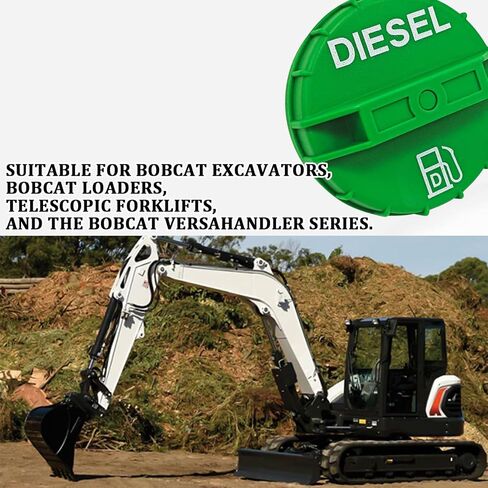 2PCS Fuel Fill Cap Diesel Fuel Cap for Bobcat Excavators Versahandlers Loaders A770 730 742 743 751 753 763 773 7753 863 873 883 963 S510 S530 S630 S750 T110, 6661114 Gas Cap Replacement in Saudi Arabia