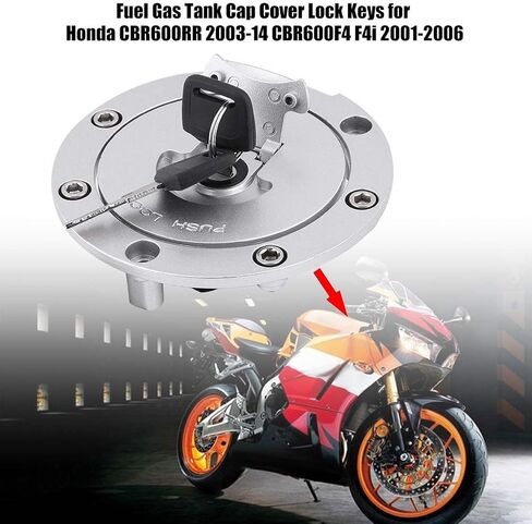 Fydun Fuel System Fuel Gas Cover Lock Keys for CBR600RR 2003-14 CBR600F4 F4i 2001-2006 gsxr 1000 k3 fuel and key in Saudi Arabia