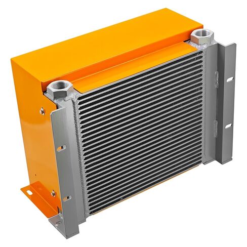 مبرد الزيت الهيدروليكي DC12V، مبرد الهواء، 120 وات، 200 لتر/الدقيقة (53 جالونًا في الدقيقة)، قدرة التبريد 18000 كيلو كالوري/ساعة، ضغط العمل ≥ 2 ميجا باسكال، 12 فولت، AH1470T-CA AH1470T in Kuwait