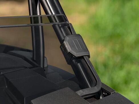 SuperATV Scratch Resistant Half Windshield for 2024+ Polaris RZR XP 1000, 2024+ XP 4 1000, XR Optic Hard Coating, 1/4" Polycarbonate 250x Stronger than Glass, USA Made, Tinted in Kuwait
