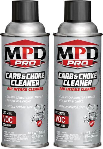 MPD Pro Carburetor & Choke Cleaner Spray – Fast-Acting Formula Removes Varnish, Gum & Sludge – Restores Airflow & Throttle Response – Low VOC, 45% Compliant – (Pack of 1) in Saudi Arabia