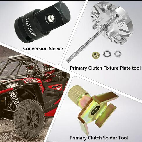 Primary Clutch Spider Tool & Clutch Holding Fixture Tool Compatible for Polaris 800 700 500 570 Ranger Sportsman RZR Magnum P85 P90 RZR P-85 P-90 ATV'S, UTV'S and Snowmobiles in Kuwait