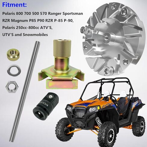 Primary Clutch Spider Tool & Clutch Holding Fixture Tool Compatible for Polaris 800 700 500 570 Ranger Sportsman RZR Magnum P85 P90 RZR P-85 P-90 ATV'S, UTV'S and Snowmobiles in Kuwait