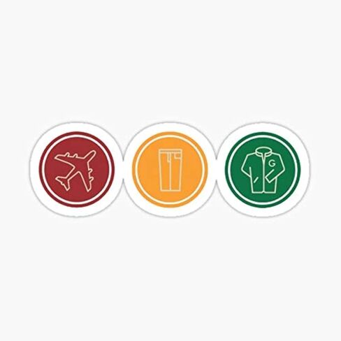 decals Take Off Your Pants and Jacket Sticker - Multicolor, Vinyl, Modern, Reflective, Wall, Bumper Sticker for Windows, Cars, Trucks in Kuwait