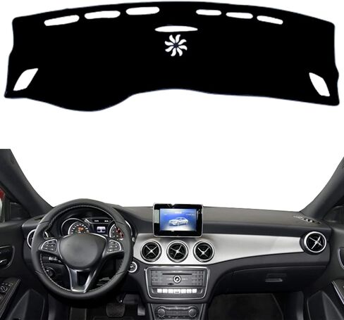 Dash Board Cover Mat Carpet Compatible with Mercedes-Benz CLA C117 2013 2014 2015 2016 2017 2018 2019 CLA180 200 220 250 AMG CLA200 Left Hand Drive in Saudi Arabia