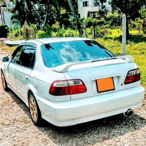 SPEC-D TUNING Red Tail Lights Compatible with 1999-2000 Honda Civic 4 Door Sedan Left & Right Pair Assembly in Kuwait