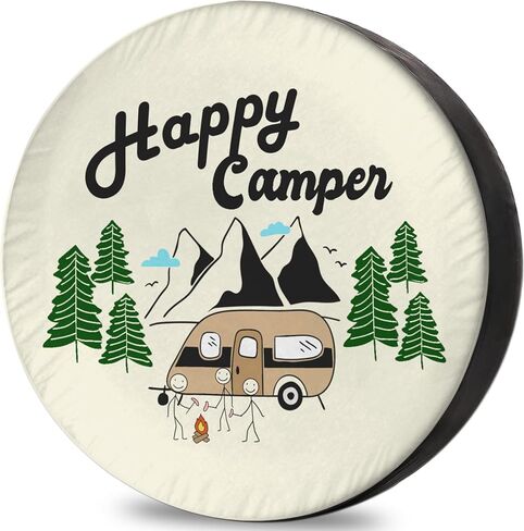 Camper Tire Covers On Cloud Nine Protectors Weatherproof Universal for Trailer RV Van SUV Truck and Travel Trailers 15 Inch Wheel in Saudi Arabia