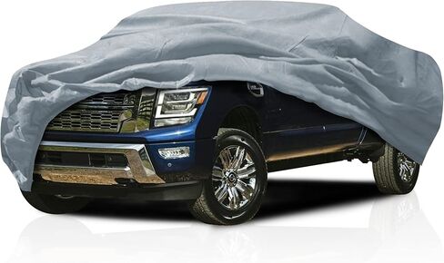 Truck Cover for GMC Sierra Crew Cab 8ft Bed, Full Coverage Ultimate All Weather Protection Dustproof Windshield in Kuwait