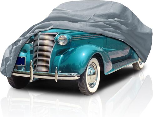 5 Layer Car Cover for Chevrolet JA Master Deluxe 1939 Coupe, Semi Custom Fit Full Coverage Pollution, Dust, Sun, Snow, Rain, Hail All Weather Protection, Breathable in Kuwait