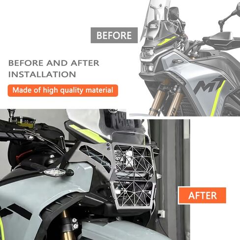 FOR 450MT 450mt 2026 2025 2024 New Motorcycle Accessories Headlight Protector Headlight Cover Protector Retro Headlight Cover Protective Net in Saudi Arabia
