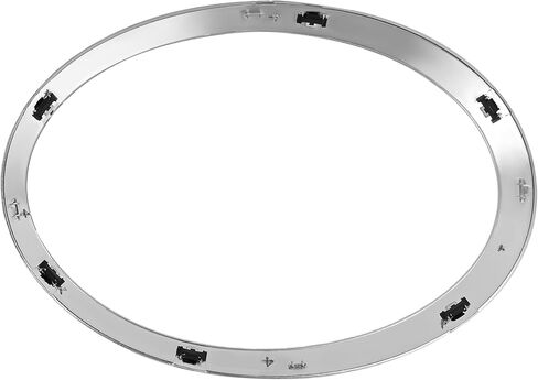 ALMULOO RH Headlight Bezel Door Ring Compatible with 2014-2021 Mini Cooper S F55 F56 F57 Models Replacement for 51137300632 MC2507105 Headlamp Trim Chrome Silvery Passenger Side in Kuwait
