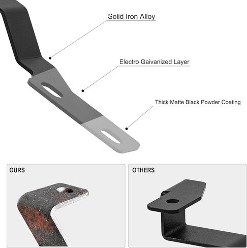 BESTZHEYU 2 PCS 4 Inch LED Pods and Ditch Light Brackets Hood Hinges Mount Bracket Kit for 2005-2015 Tacoma in Saudi Arabia