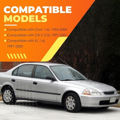 مضخة توجيه كهربائية مع بكرة متوافقة مع Civic 1.6L 1996-2000&CR-V 2.0L 1997-2001&EL 1.6L 1997-2000 استبدال 21-5066 56110P2A003 56110P2A013 in Kuwait