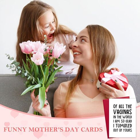 Funny Birthday Card, the Best Mom Gifts from Daughter Son Kids, Unique Gag Gifts for Mom Who Has Everything, Mother Daughter Gift, Moms Birthday Gift Ideas, Thank You for Giving Birth Humor Card in Saudi Arabia