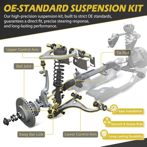 Front Outer Tie Rod End, for 2004 2005 2006 2007 2008 Acura TSX, 2003 2004 2005 2006 2007 Honda Accord Steering Tie Rod End Kit, Replacement ES80287 ES80288 in Saudi Arabia