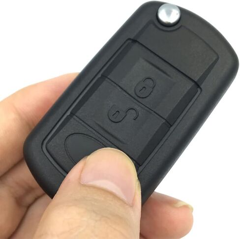 3 Buttons Flip Auto Key Case Fob Styling Shell Cover for Range Rover Sport Land Rover Discovery LR3 Keyless Entry Remote Car Key Fob Cover in Kuwait