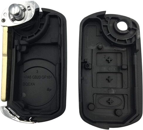 3 Buttons Flip Auto Key Case Fob Styling Shell Cover for Range Rover Sport Land Rover Discovery LR3 Keyless Entry Remote Car Key Fob Cover in Kuwait