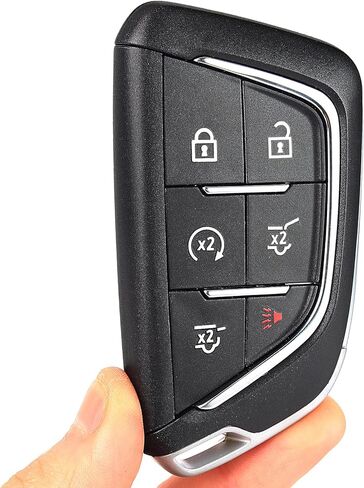 Keyecu 6 Button Remote Key Fob Replacement for Cadillac Escalade ESV 2021 2022 2023 2024 2025 Smart Car Key Fob Case Cover FCC ID: YG0G20TB1 (Empty Shells) in Kuwait