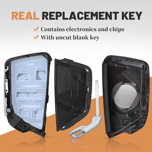 Keyecu 6 Button Remote Key Fob Replacement for Cadillac Escalade ESV 2021 2022 2023 2024 2025 Smart Car Key Fob Case Cover FCC ID: YG0G20TB1 (Empty Shells) in Kuwait