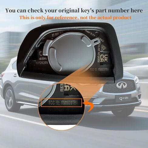 Keyecu 6 Button Remote Key Fob Replacement for Cadillac Escalade ESV 2021 2022 2023 2024 2025 Smart Car Key Fob Case Cover FCC ID: YG0G20TB1 (Empty Shells) in Kuwait