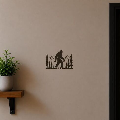Bigfoot Stencil for Painting – Sasquatch Silhouette Stencil for DIY Crafts, Wall Art, Wood, Fabric, and Wildlife Decor in Kuwait