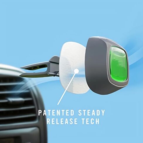 Febreze Car Air Fresheners, Linen & Sky, Odor Fighter for Strong Odors Car Vent Clips (2 Count) in Kuwait