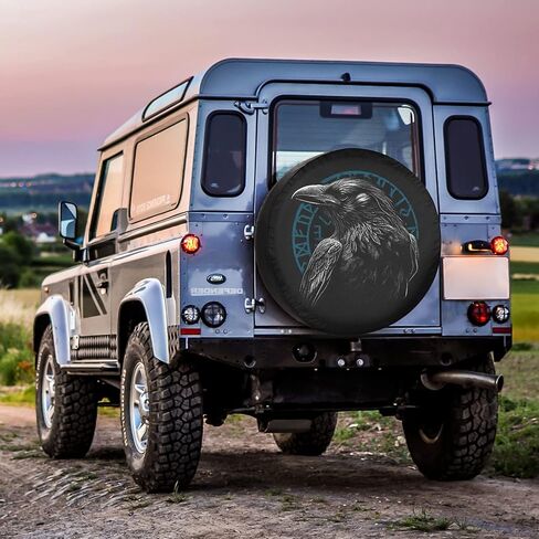 Spare Tire Covers for RV Trailer Raven Weatherproof Dustproof Universal for SUV, Camp, and Towable Vehicles 12" 13" 14" 15" 16" 17 Inch in Saudi Arabia