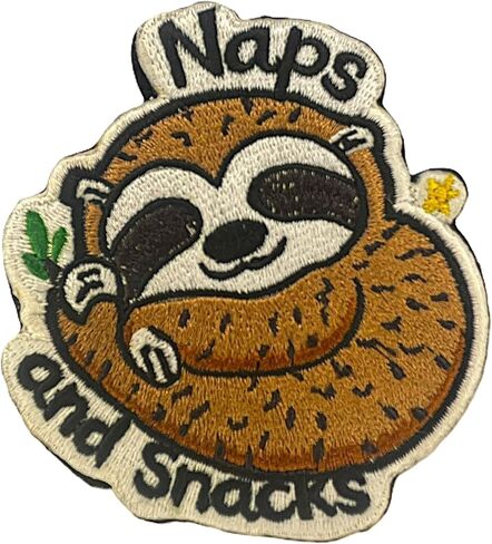 I Require Snacks Raccoon Patch, Funny Animal Tactical Morale, Hook & Loop for Backpacks, Tactical Vests, Dog Harness in Kuwait