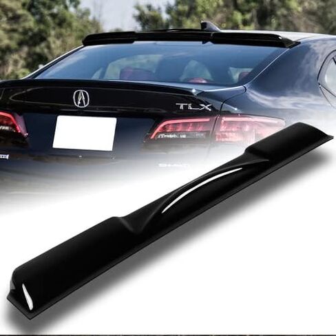 Black ABS Plastic Rear Window Roof Spoiler Wing Compatible with 2015-2020 Acura TLX, 2016 2017 2018 2019 in Kuwait