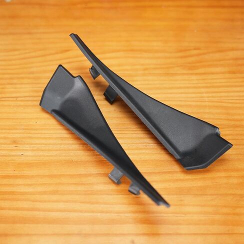 Windshield Wiper Cowl Cover Front Left and Right Extension Cover Trim 66895-4CL0A, 66894-4CL0A for Nissan Rogue 2014 2015 2016 2017 2018 2019 2020, 1Pair Black in Kuwait