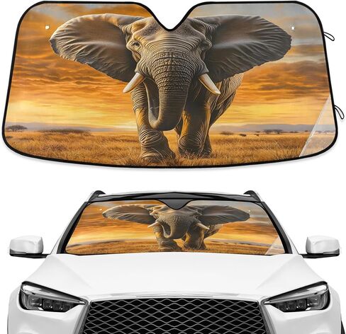 Evil Purple Eyes Black Windshield Sunshade Car Sun Shade Foldable Front Window Covers Blocks UV Rays Visor Protector Accordion for Truck SUV Accessories in Saudi Arabia
