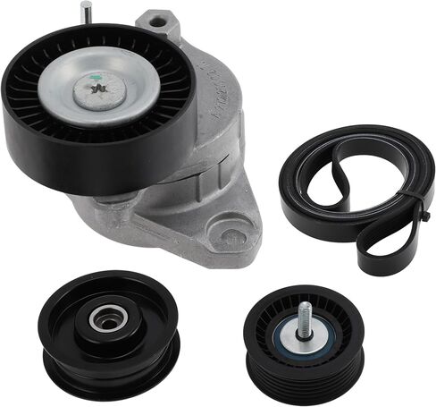 1 Set Drive Belt Tensioner Kit for Mercedes-Benz C300 GL550 2008-2012 Serpentine Belt Drive Kit with Tensioner 2722000070/2722000270/6PK2404 in Saudi Arabia