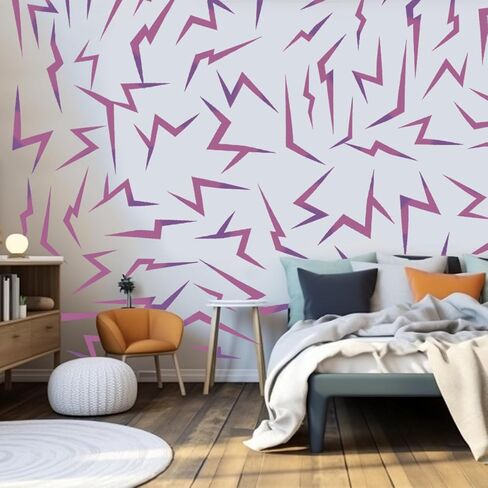 44pcs Purple Demon Stickers,Purple Demon Energy Pattern Realistic for Hunter Cosplay Music Festivals and Pop Demon Theme Party Holiday Makeup in Kuwait