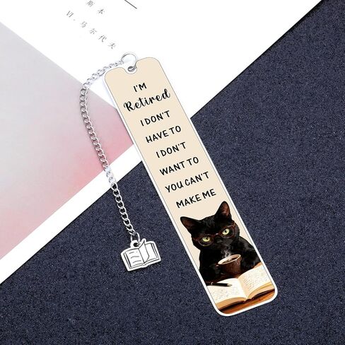 Funny Retirement Bookmark Gift for Book Lovers 2026, Humorous Retired Gift for Men Women Farewell Present for Coworkers, Coworker Leaving Gift for Women Teachers in Kuwait