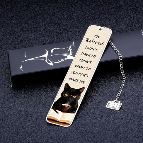 Funny Retirement Bookmark Gift for Book Lovers 2026, Humorous Retired Gift for Men Women Farewell Present for Coworkers, Coworker Leaving Gift for Women Teachers in Kuwait
