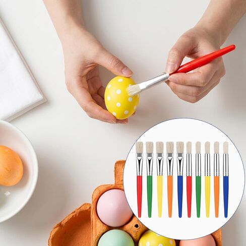 60 Pcs Paint Brushes Bulk, Colorful Round Flat Paintbrushes Washable Soft Bristles Art Supplies for Oil, Acrylic Painting, Watercolor, Washable Paint in Saudi Arabia