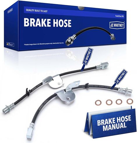 JC Whitney JFBAJCWBHH00224 مجموعة من خراطيم هيدروليكية للفرامل الأمامية اليسرى واليمنى - متوافقة مع Ford F-150 2010-2011 in Kuwait