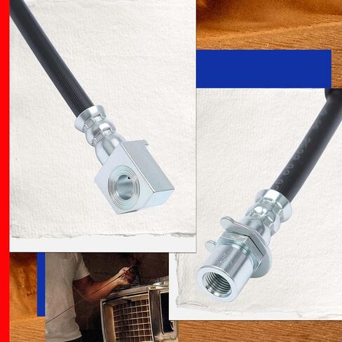 JC Whitney JFBAJCWBHH00224 مجموعة من خراطيم هيدروليكية للفرامل الأمامية اليسرى واليمنى - متوافقة مع Ford F-150 2010-2011 in Kuwait