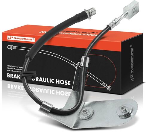 A-Premium Rear Passenger Side Brake Hydraulic Hose Compatible with Select Chevrolet and GMC Models - C5500 Kodiak 2003-2009, C5500 Topkick 2003-2009 - Replace# 10369337, 15192181 in Kuwait