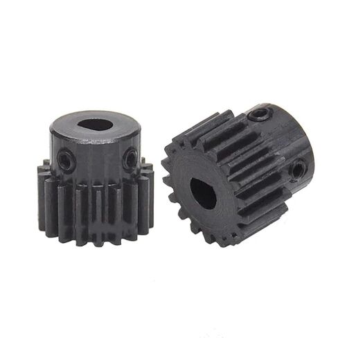 1M D Hole Spur Gear 15/16/17/18-30 أسنان 45 # معدن فولاذي 8 * 7/8 * 7.5 1 قطعة (8 × 7 مم، 17 أسنان) in Kuwait