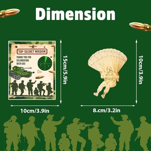 Army Party Favors - 12PCS Army Military Camo Birthday Party Favors for Kids Individual Wrapped Wooden Painting Craft Kits with Cards Magnets Army Military Birthday Party Decorations for Boys Gifts in Saudi Arabia