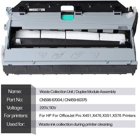 CN598-67004 for Duplex Module Assembly Waste Ink Collection Unit Compatible with for Pro X451dn X476dw X551dw for PageWide X576dw X586dn Printers in Saudi Arabia
